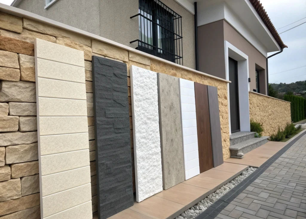 Palette de couleurs pour façades de villa