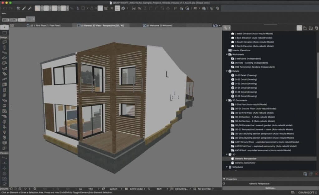 Maquette 3D dans Archicad