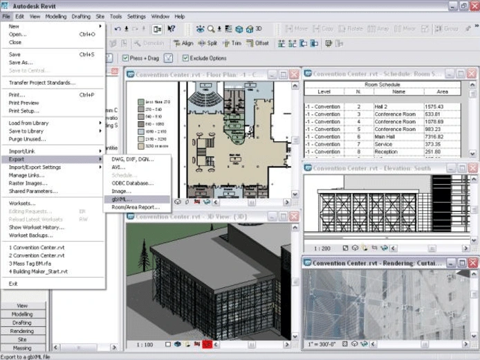 Exemple d’interface de gestion de projet via un logiciel BIM