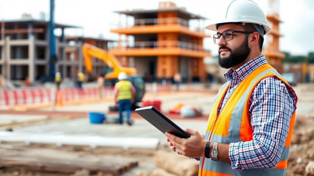 Suivi de chantier par un professionnel