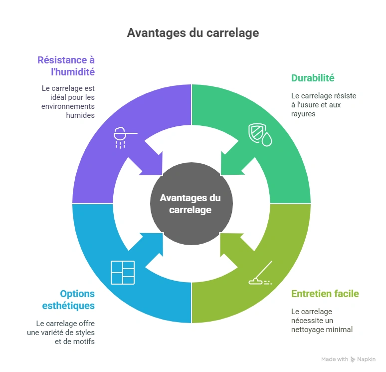 Avantages du carrelage