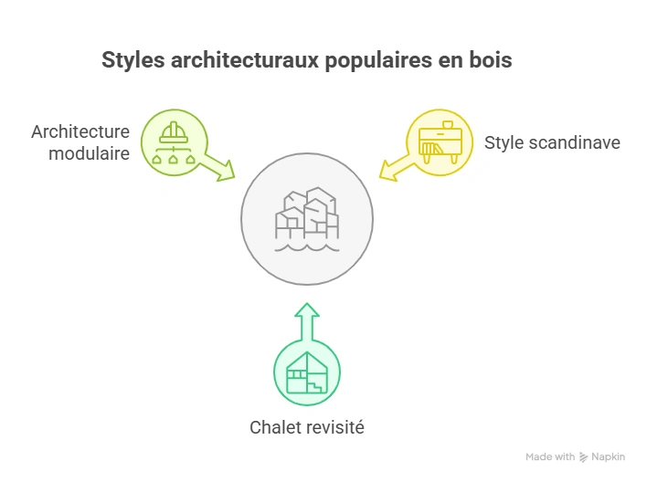 Les styles architecturaux les plus populaires en bois