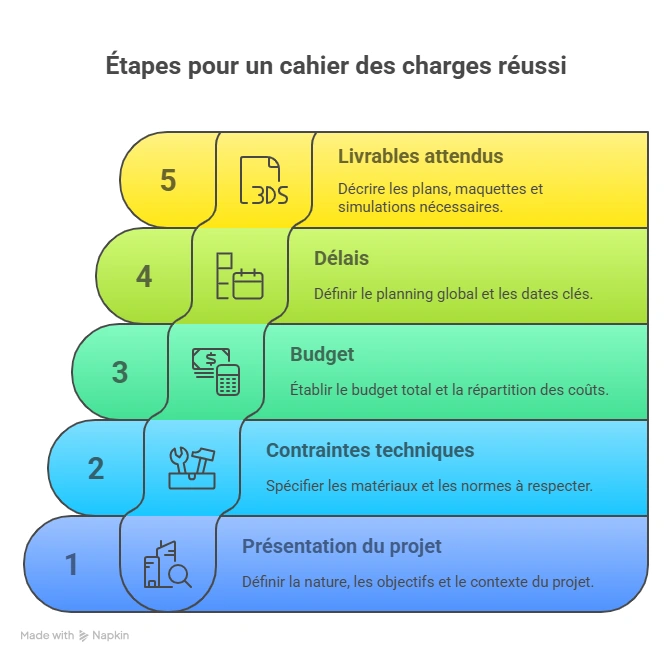 Etapes pour un bon cahier de charge