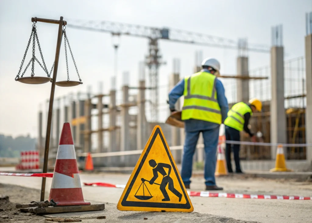 Risques juridiques potentiels sur un chantier de construction actif
