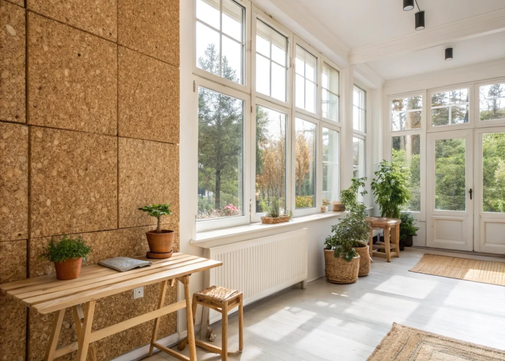 Maison confortable et saine grâce à des matériaux naturels