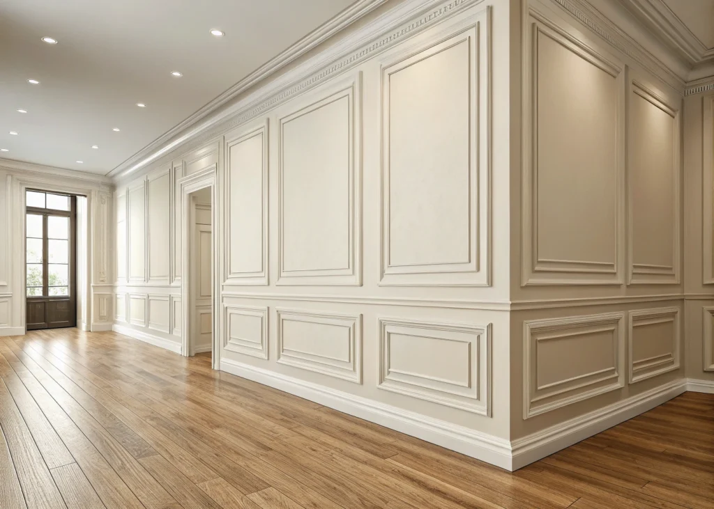 Intérieur rénové avec peinture neuve et finitions soignées.