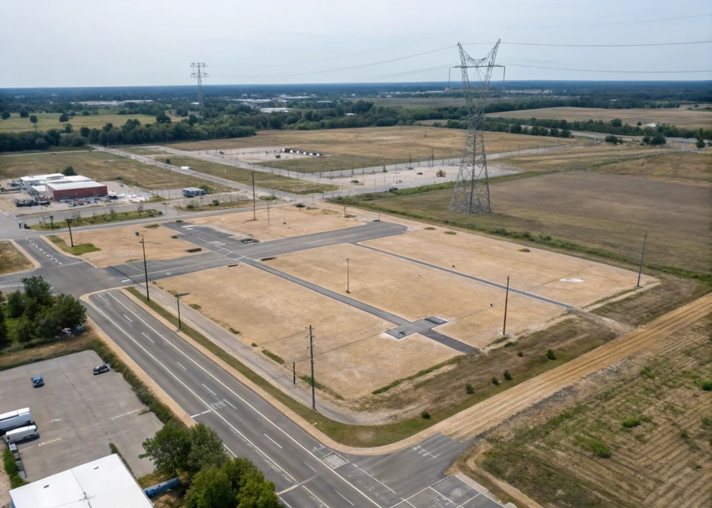 Analyse d’un terrain constructible avec orientation et accès aux réseaux.