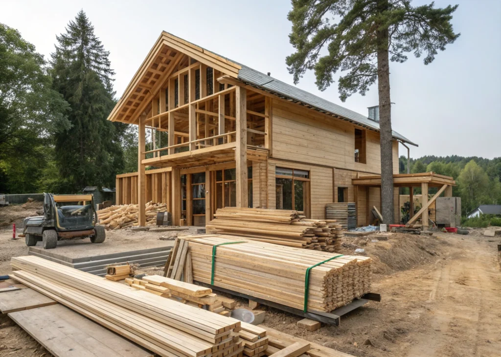 Illustration d’un chantier écoresponsable