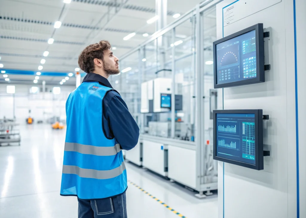 Contrôle des capteurs pour la maintenance dans une smart factory.