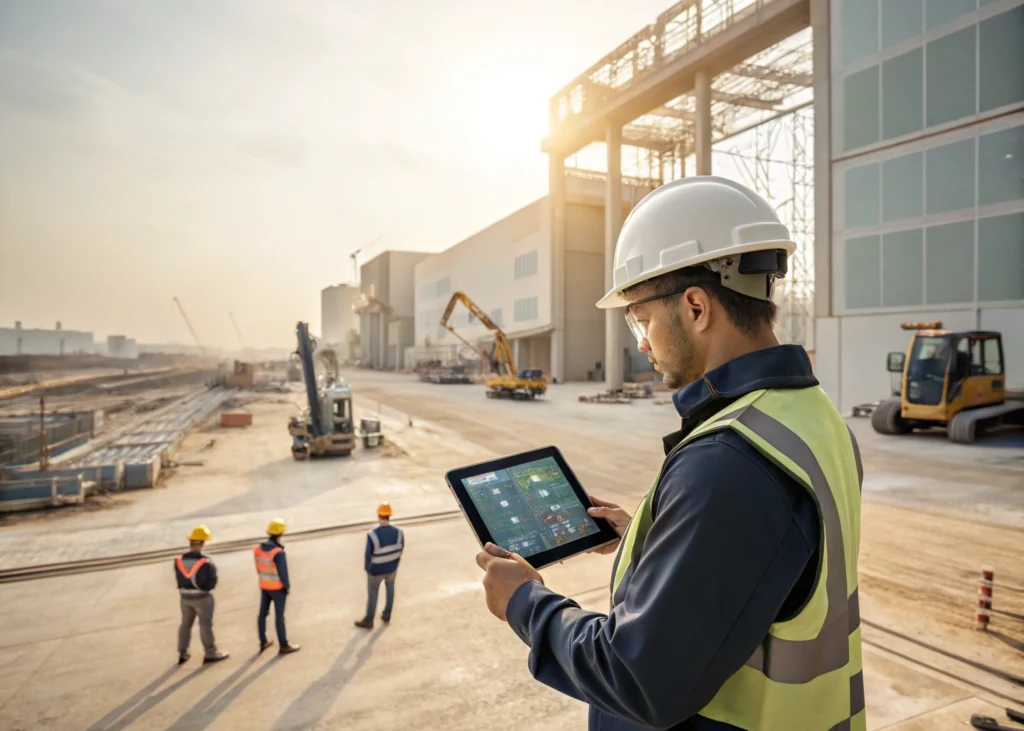 Supervision digitale d’un chantier de construction