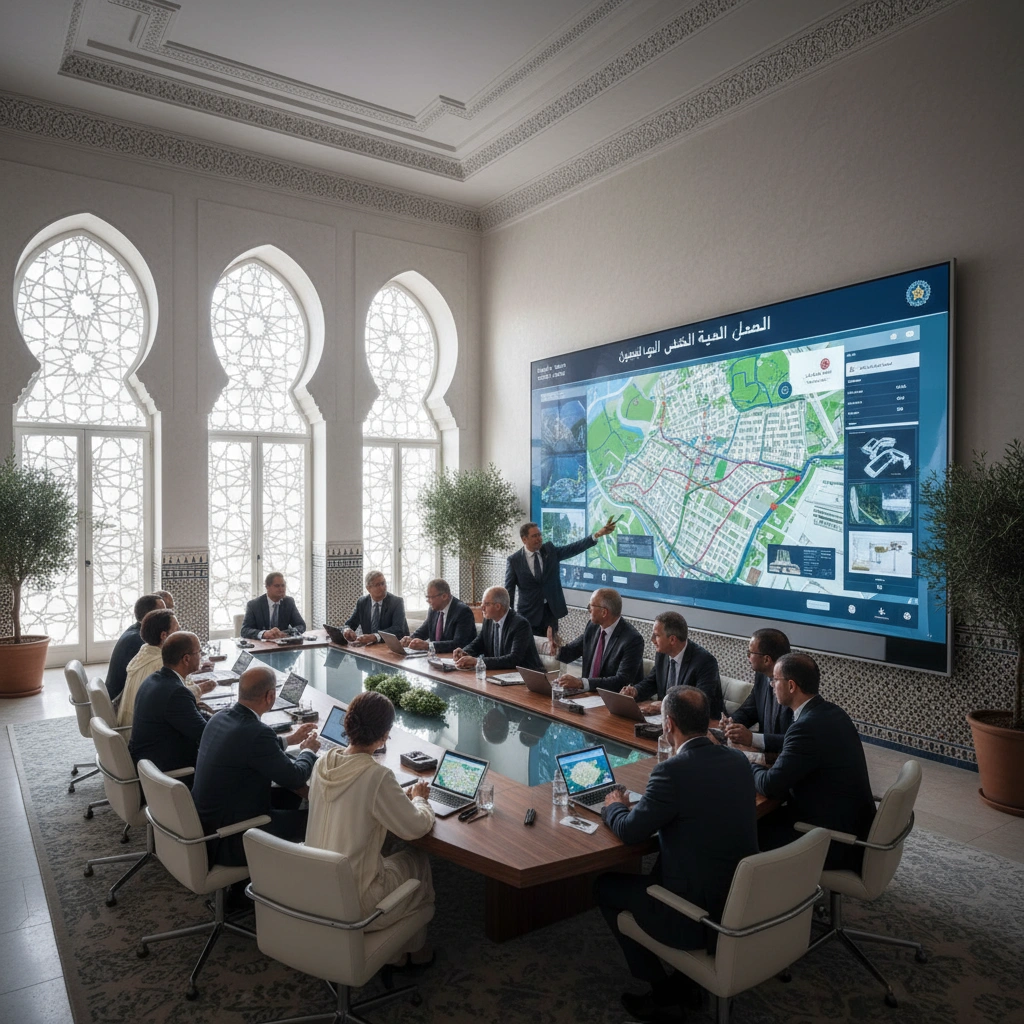 Réunion gouvernementale sur les plans de développement urbain.